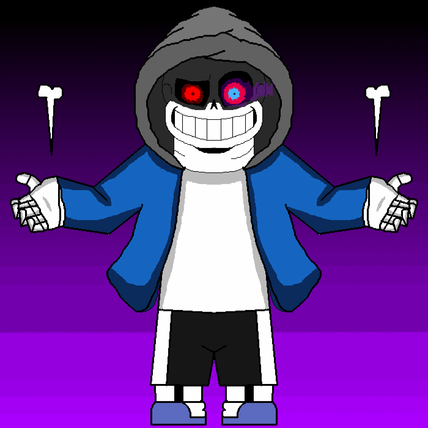 Pixilart Dusttale Sans by InsaneArtist