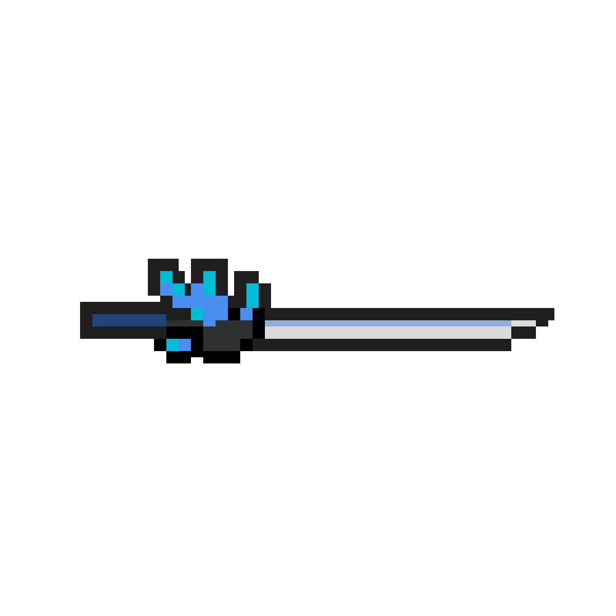 Pixilart Soul Knight Crystal Crab Katana by Salamanderss