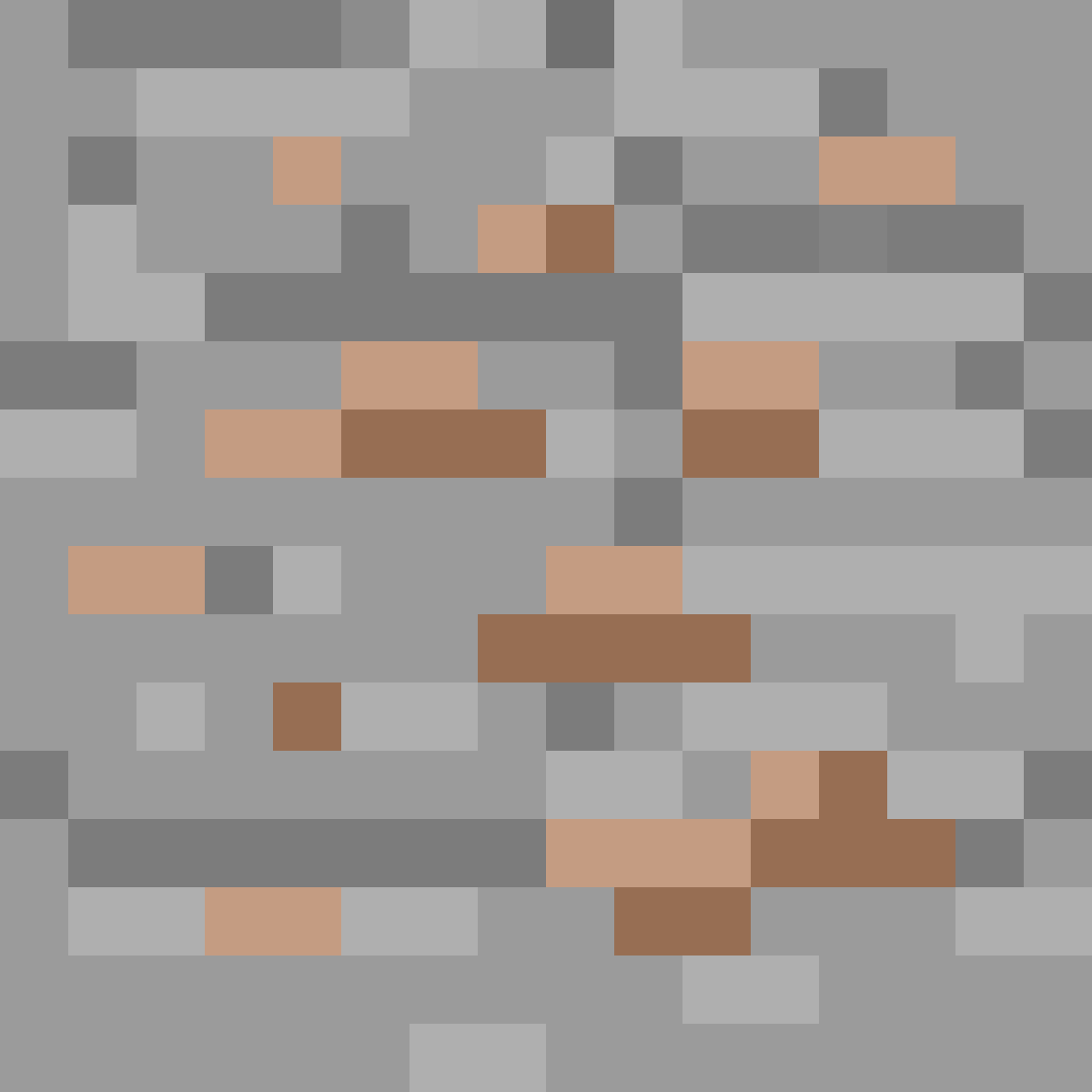 Pixilart Iron Ore (MineCraft) by Logansart