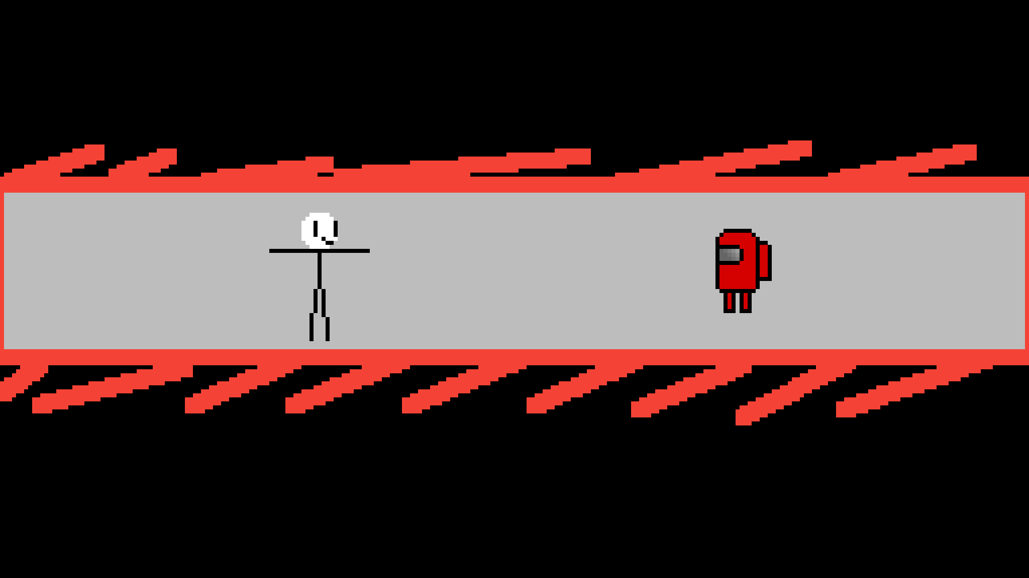 Pixilart T pose henry stickmin by AverageBacon