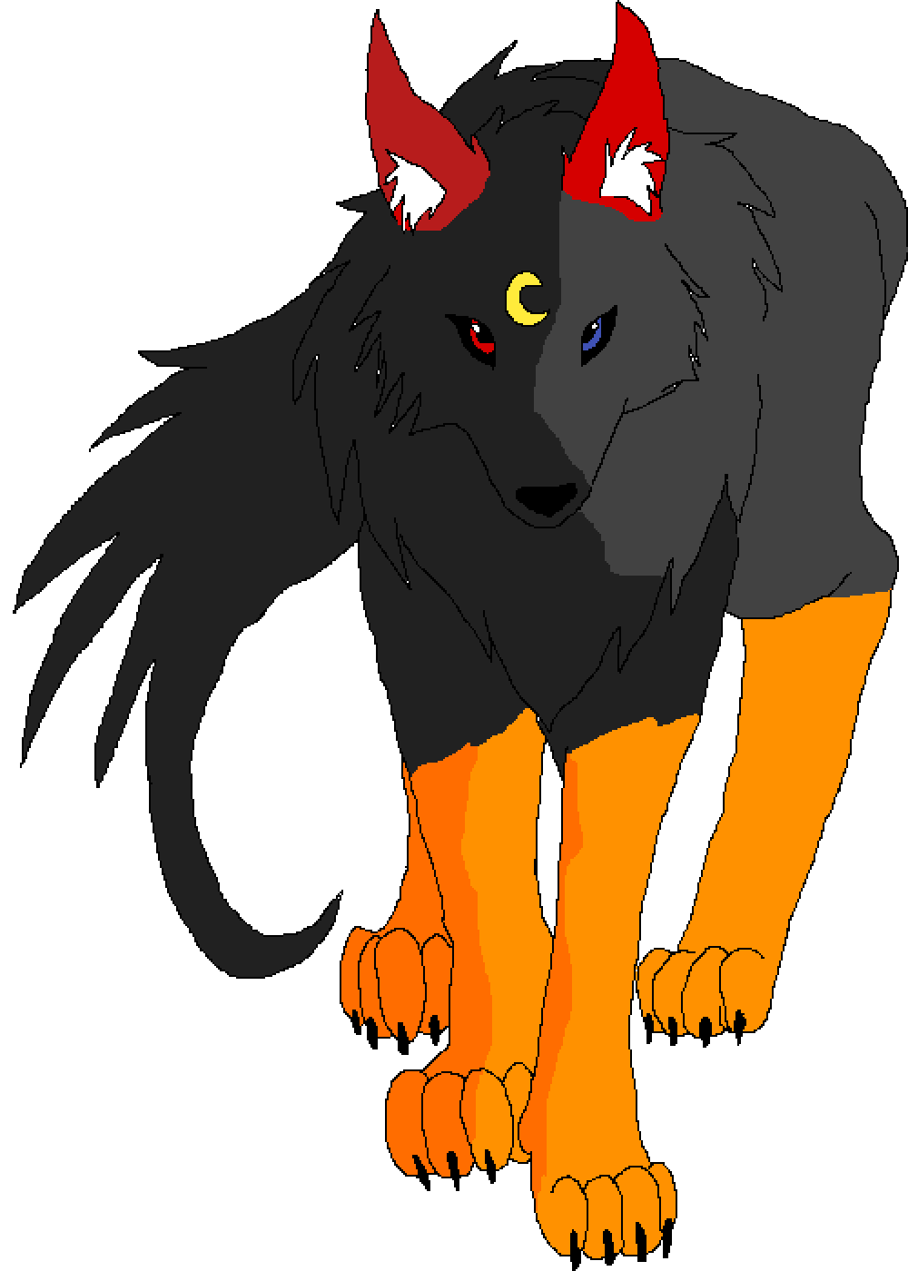 Pixilart ultima wolf by kiciawilczek