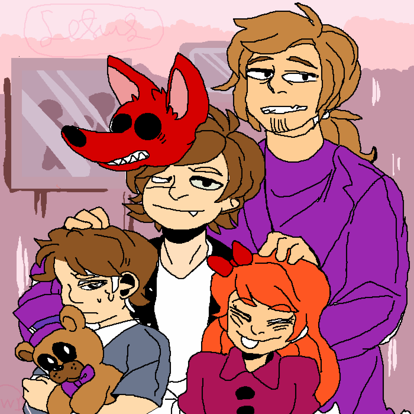 Pixilart afton family by cococatshiny
