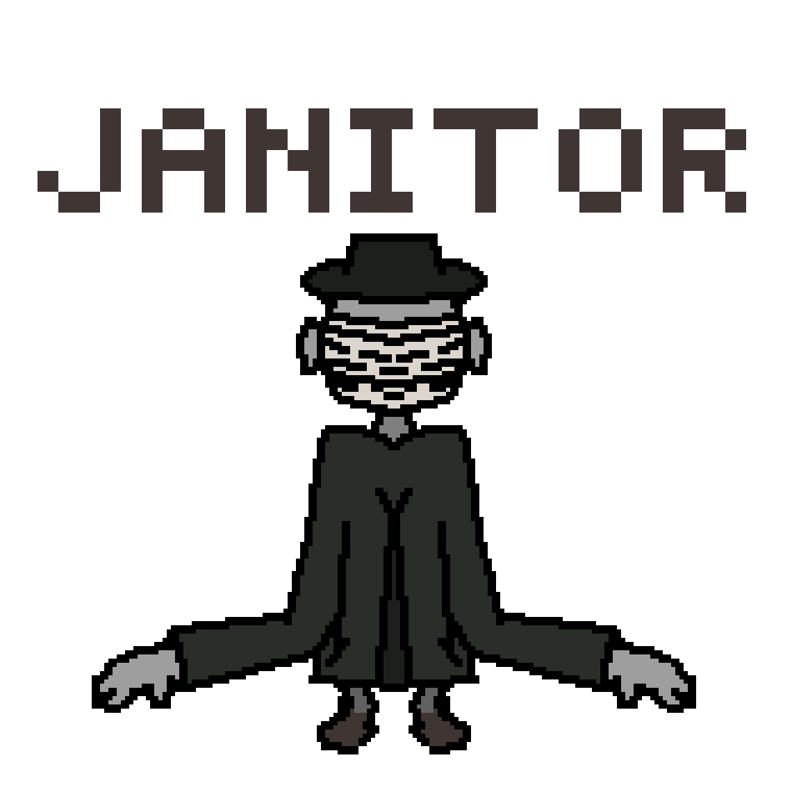 Pixilart Janitor sprite by HispanicJolteon
