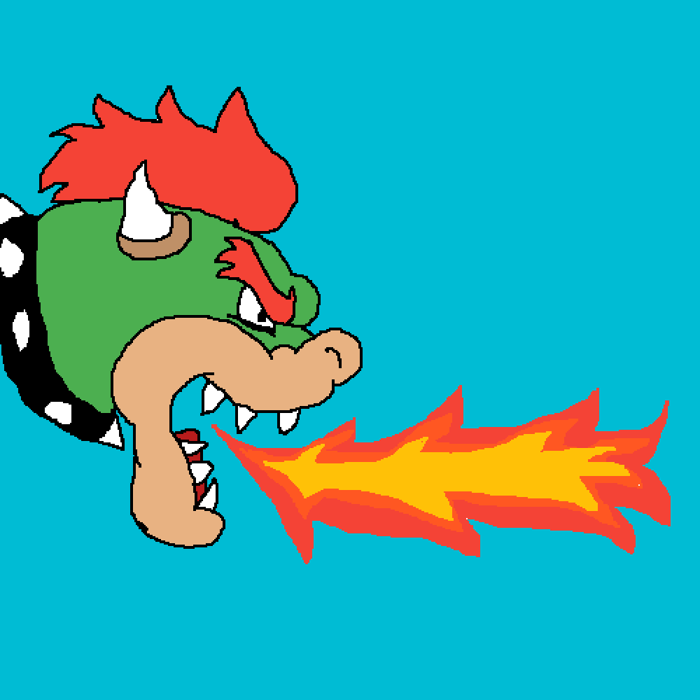Pixilart Bowser is MAD by Bubb13
