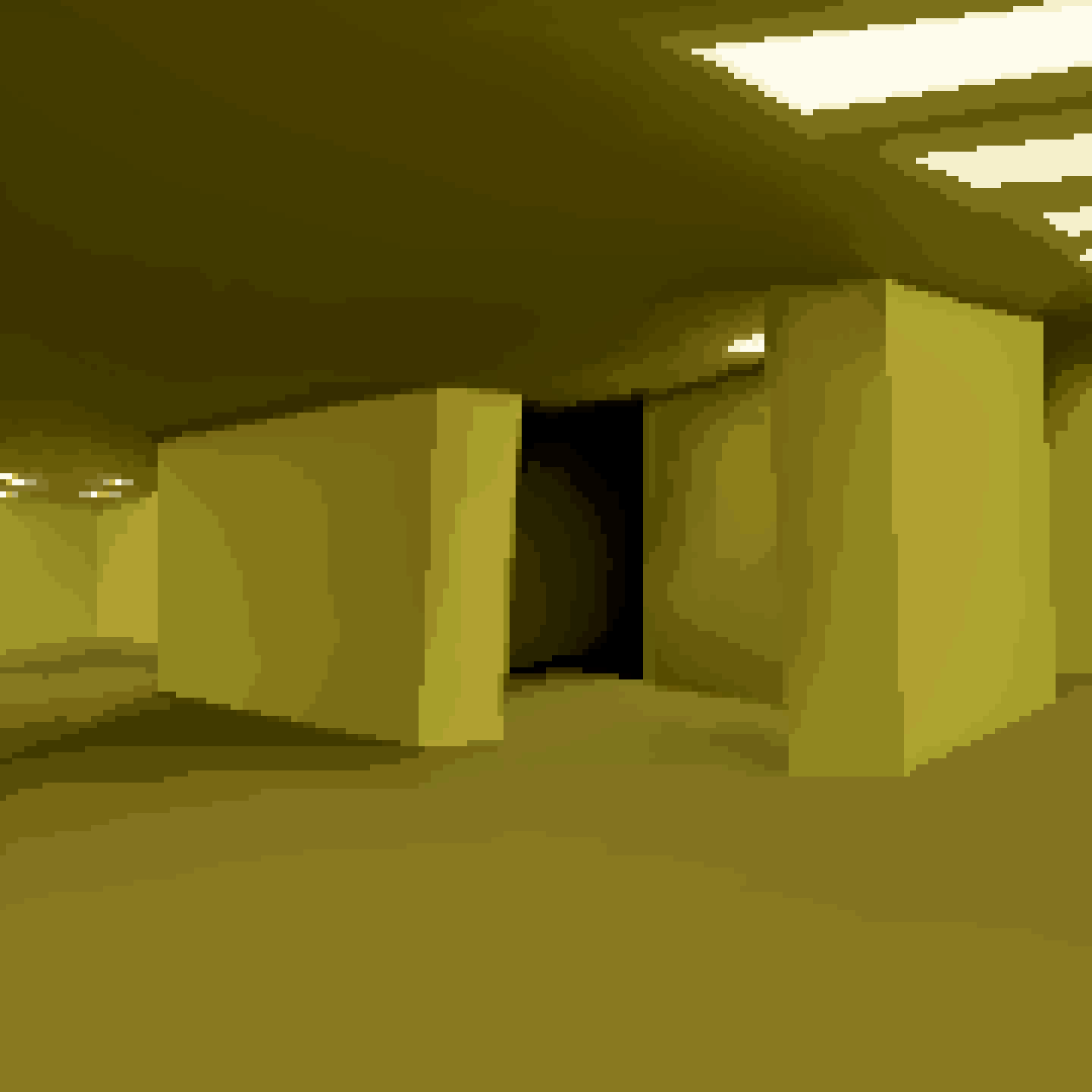 Pixilart The Backrooms by xciiart