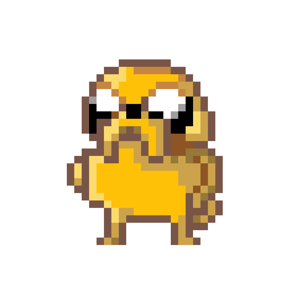 Pixilart Adventure time jake the dog by Megoomba