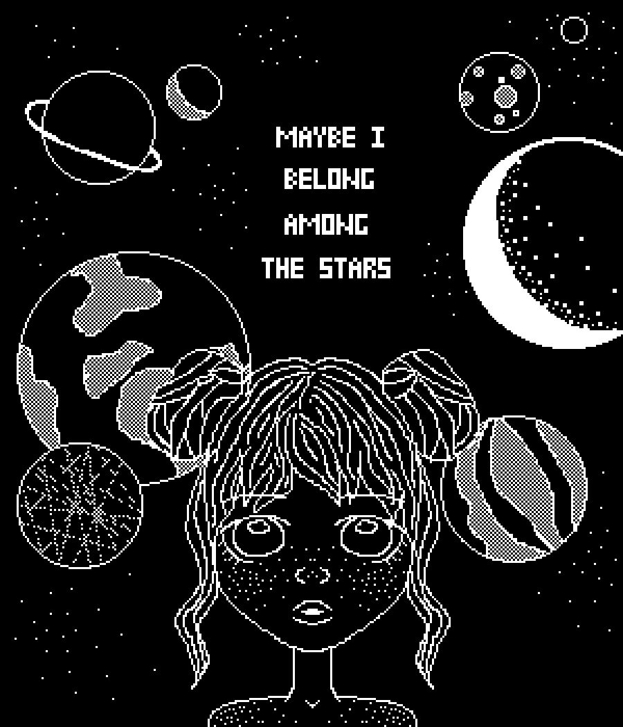 Pixilart ･ﾟ * ･ﾟ*Maybe I belong among the stars ･ﾟ * ･ﾟ* by Gloomy