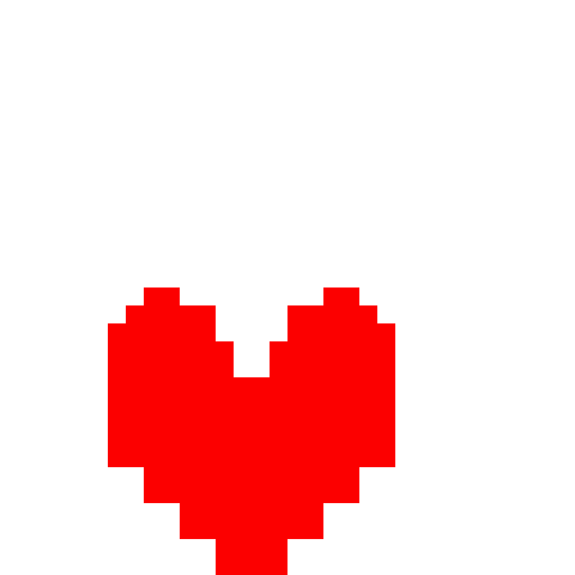 Pixilart Undertale soul by lucasgrandt87