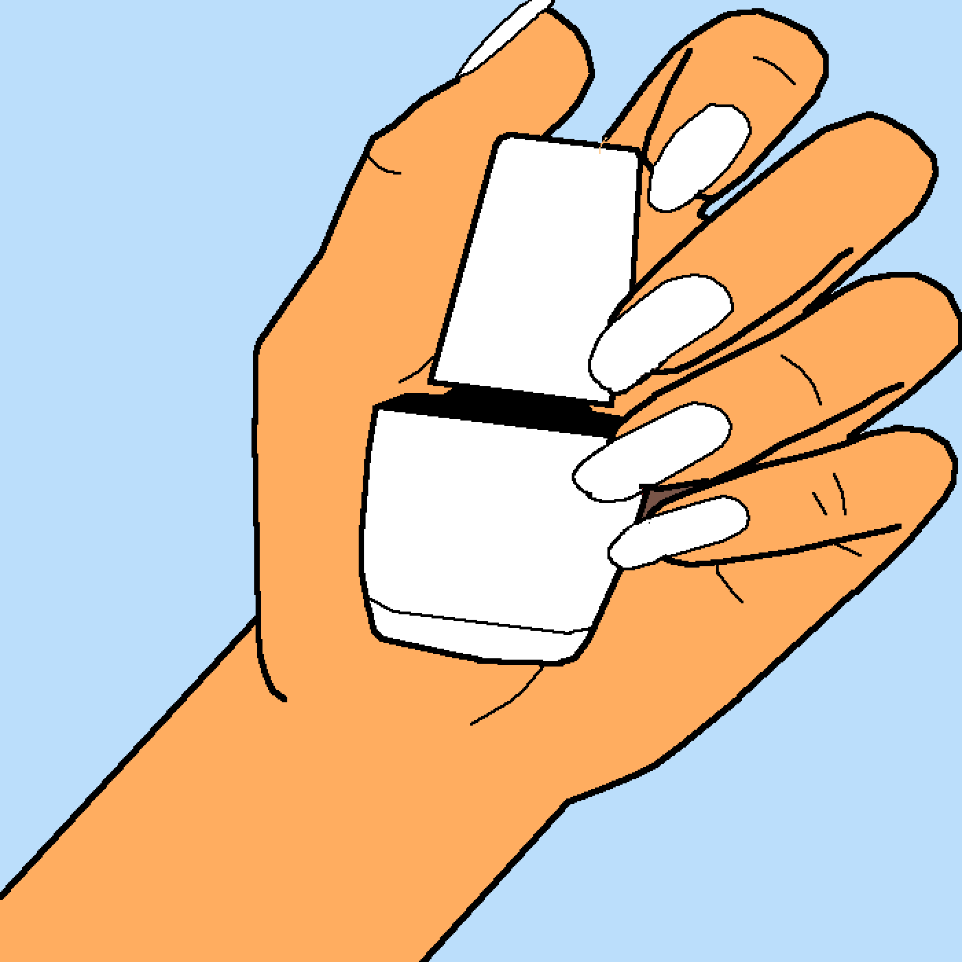 Pixilart nail polish gif by Coffeefor2021