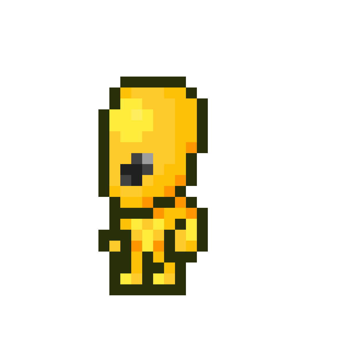 Pixilart terraria yellow martian by