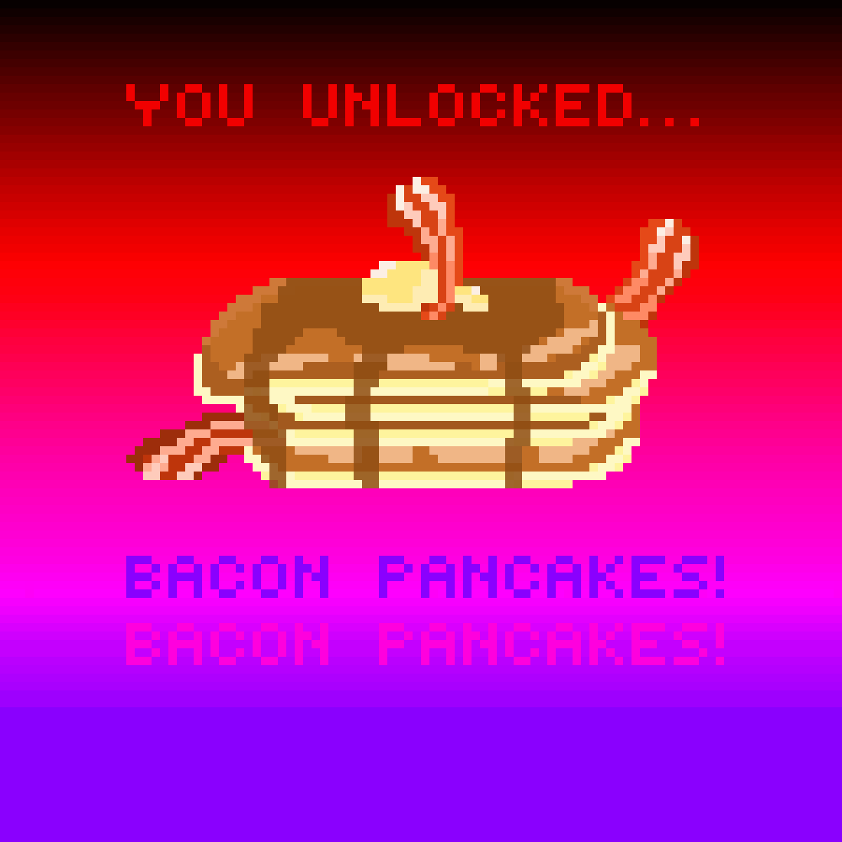 Pixilart Bacon Pancakes by nateisntgay