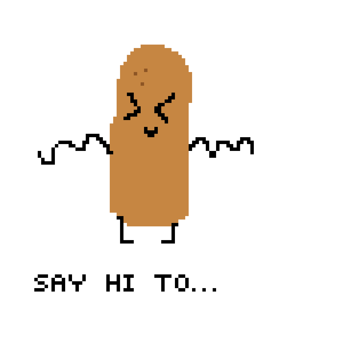 Pixilart Say Hi to Potato by NuggetKing
