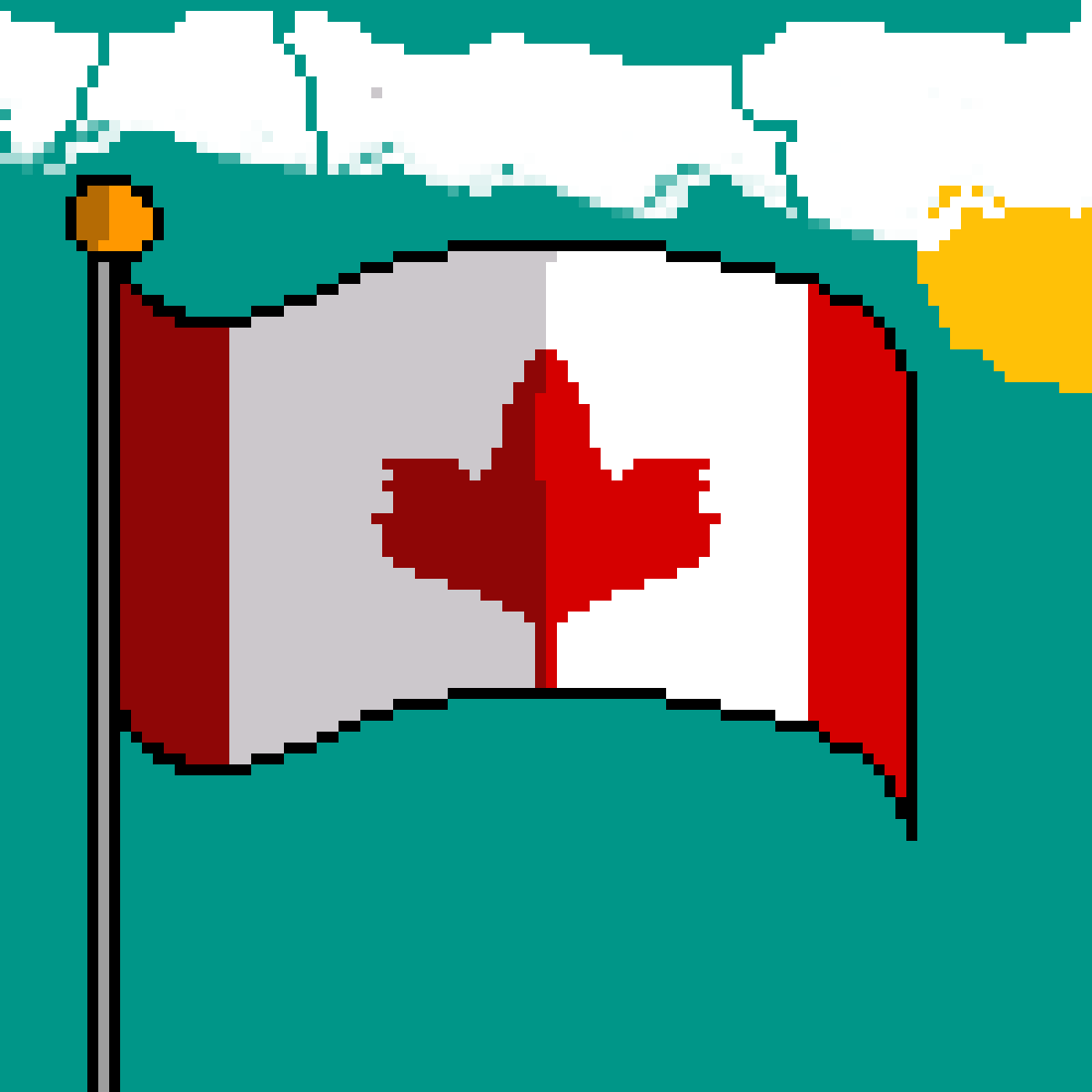 Editing Canadian flag Free online pixel art drawing tool Pixilart