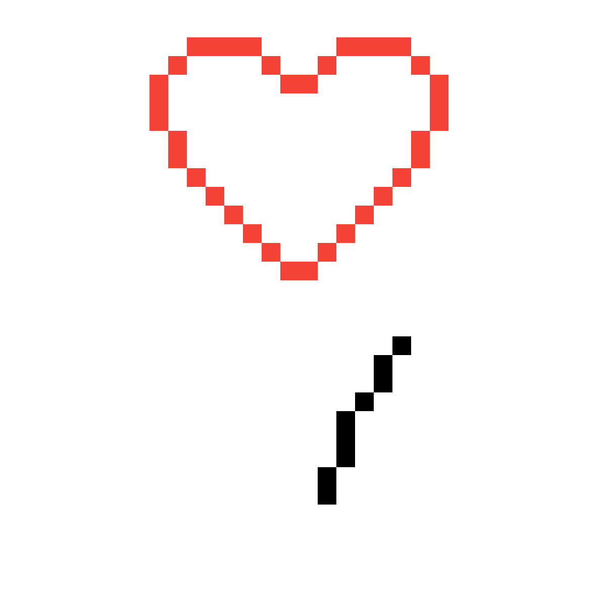 Editing Heart Free online pixel art drawing tool Pixilart