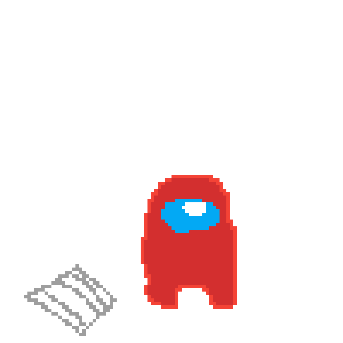 Pixilart Red Imposter vent by zhcao