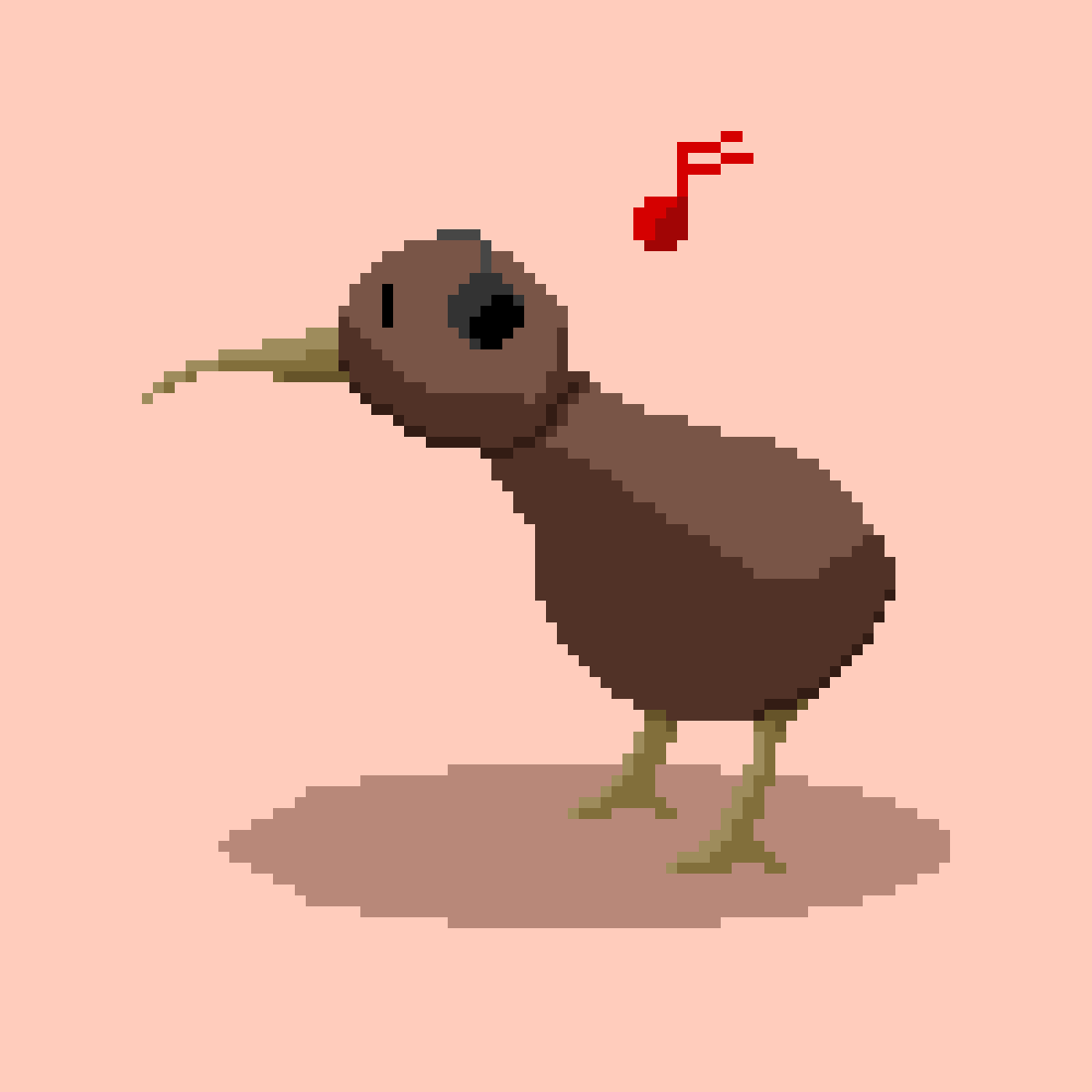 Pixilart Dancing Kiwi by yowack