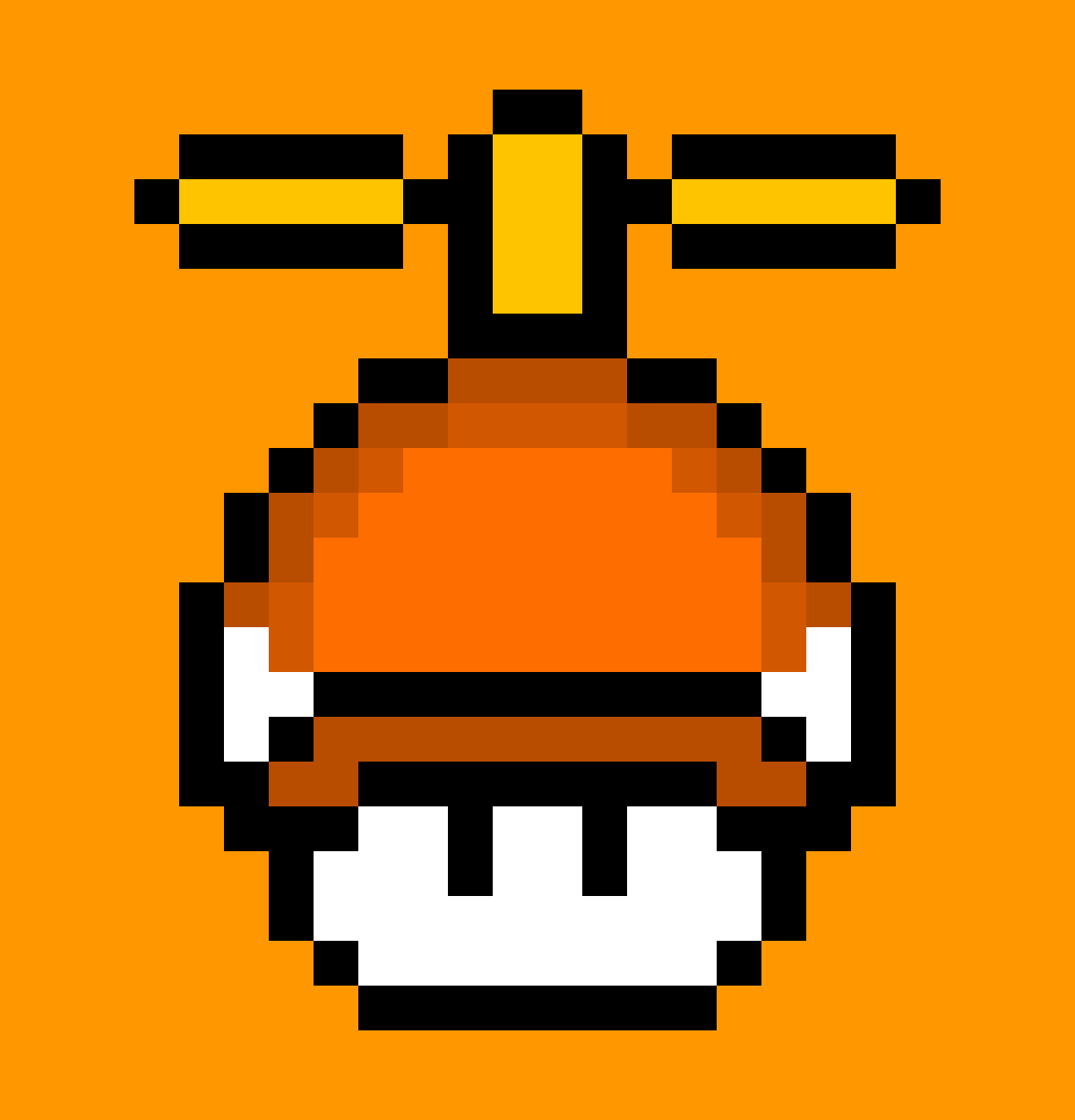 Pixilart Propeller mushroom by DogPond4