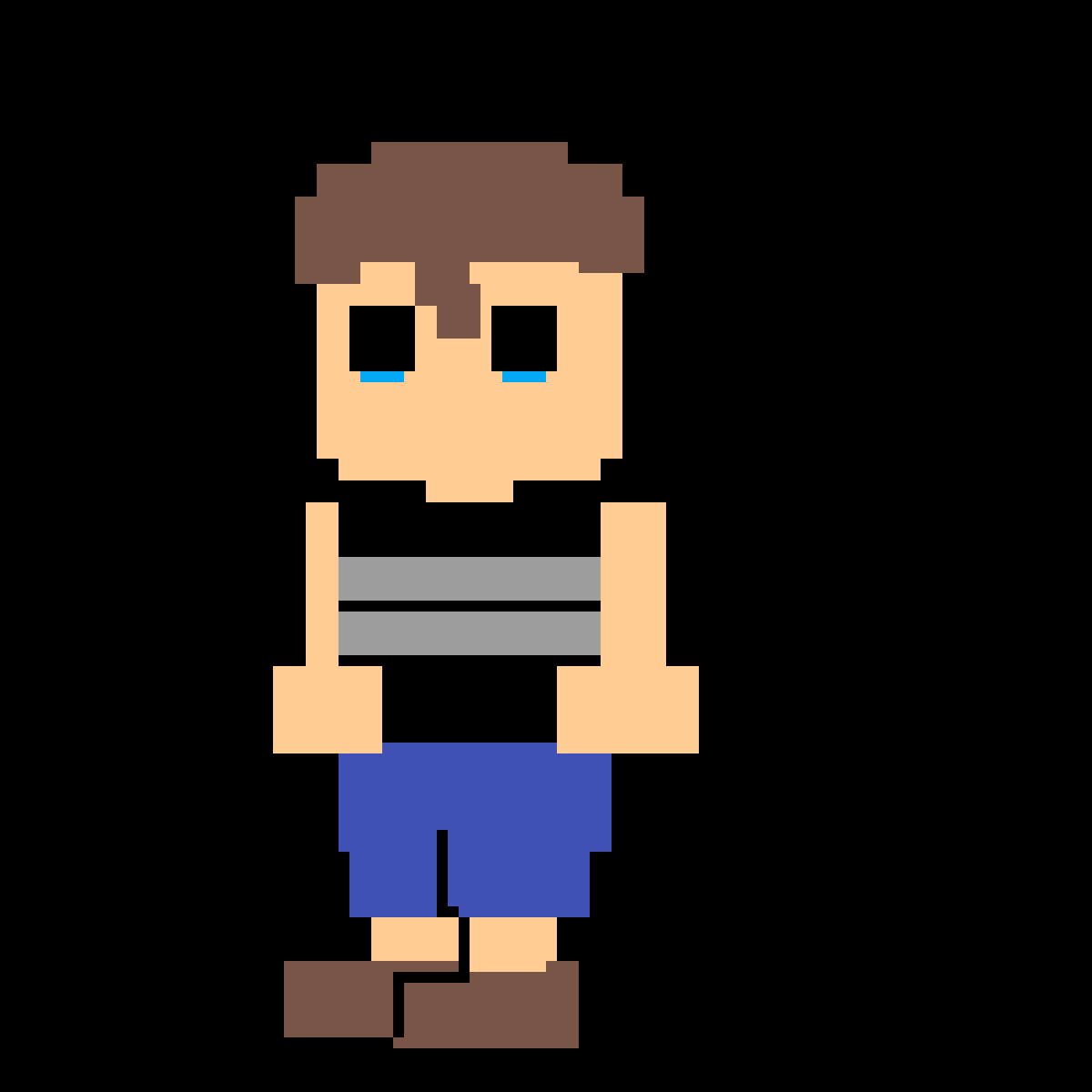 Pixilart Crying Child fnaf 4 by NoOneAsked