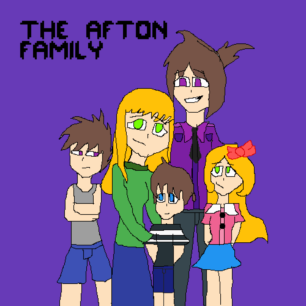 Pixilart The Afton Family by UndertaleZayla