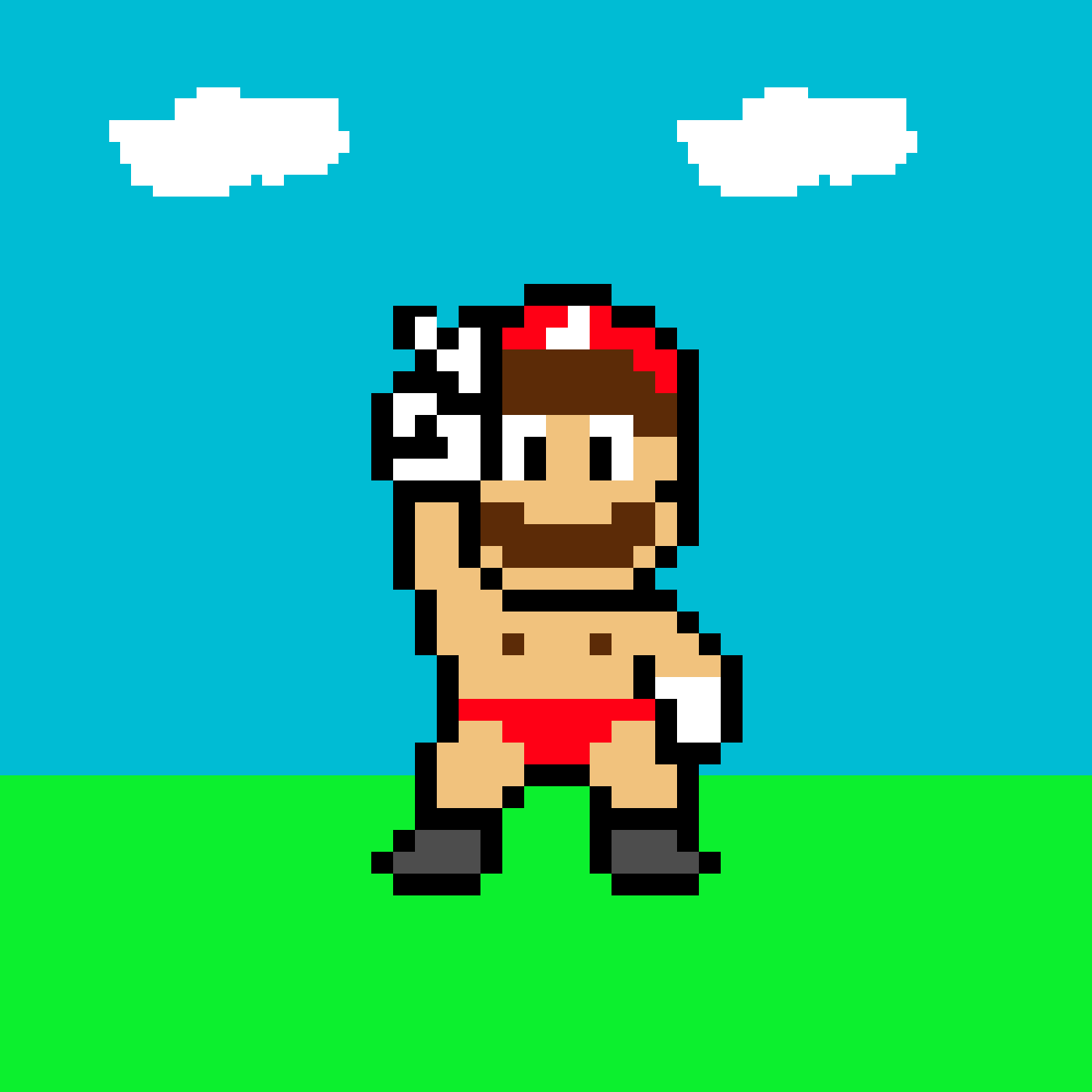 Pixilart - Super Naked Mario by SwaggyJoe