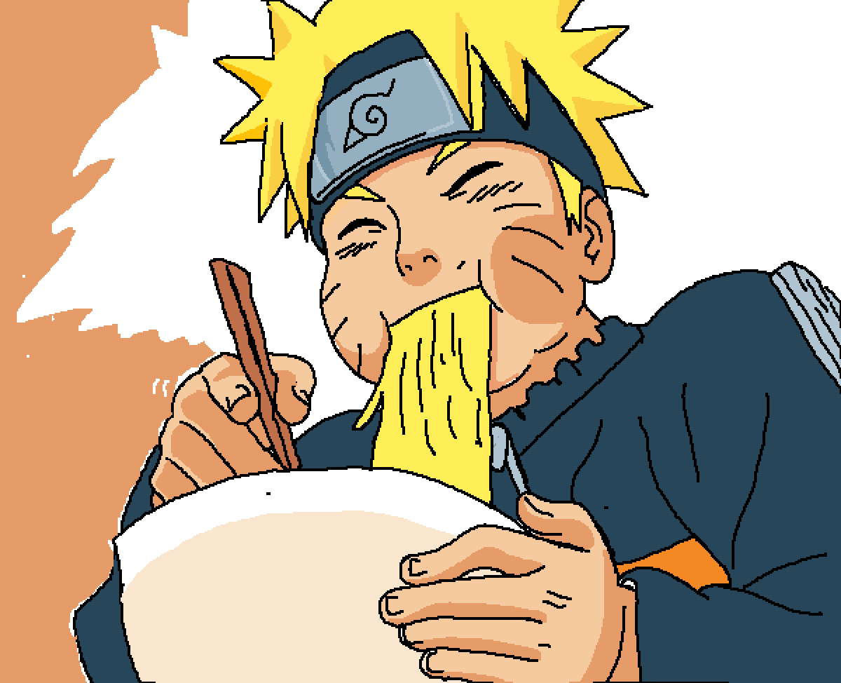 Anime Eating Noodles Gif