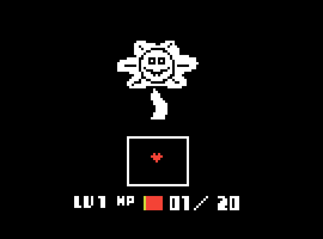 Pixilart UNDERTALE (Flowey Fight) by BluePhoenix671