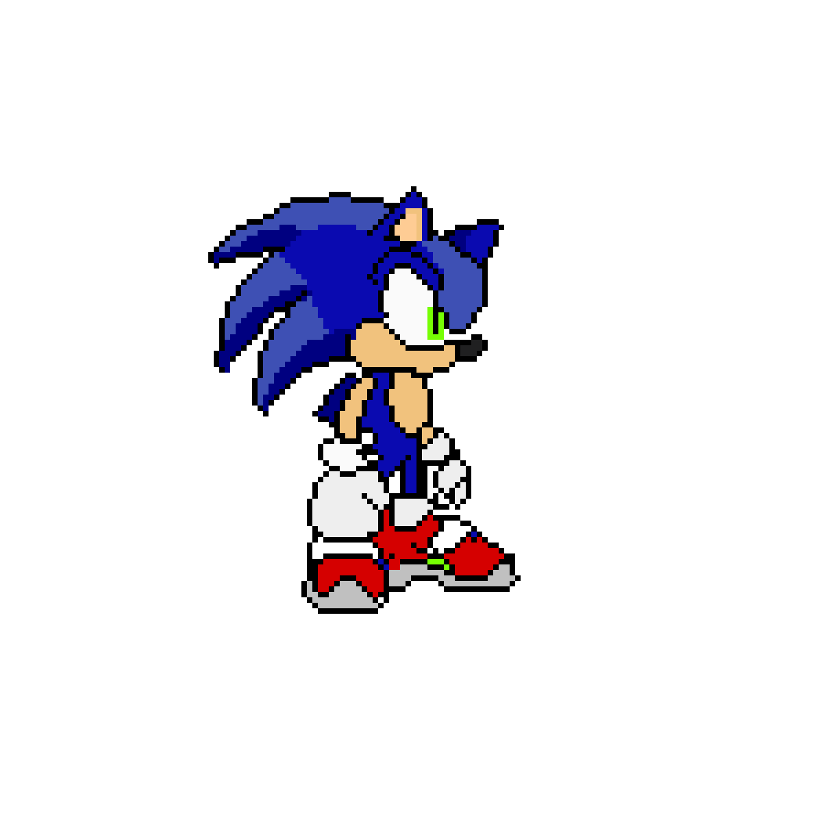 Editing Sonic Spindash Free online pixel art drawing tool Pixilart