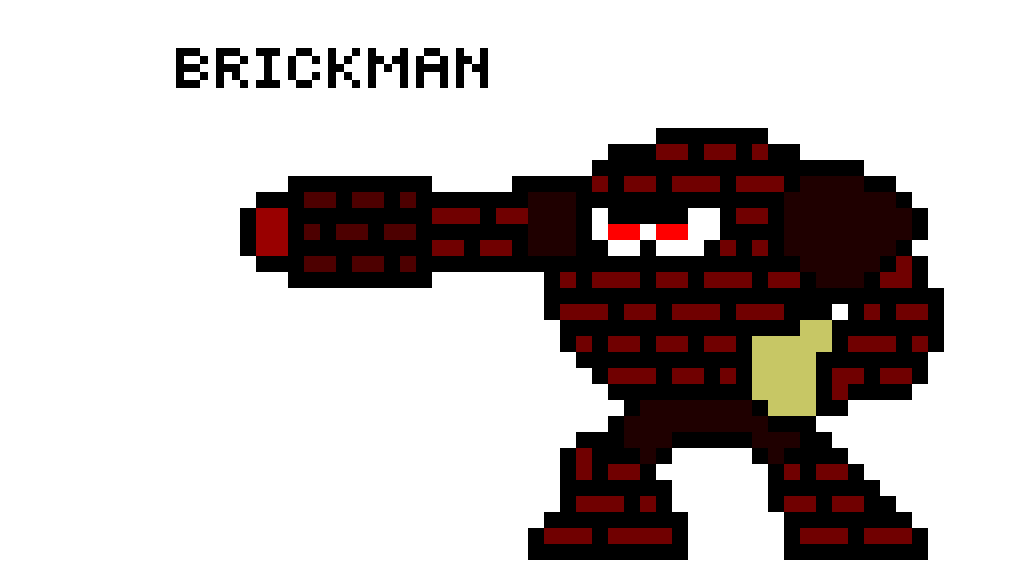Pixilart Brick Man by SMM