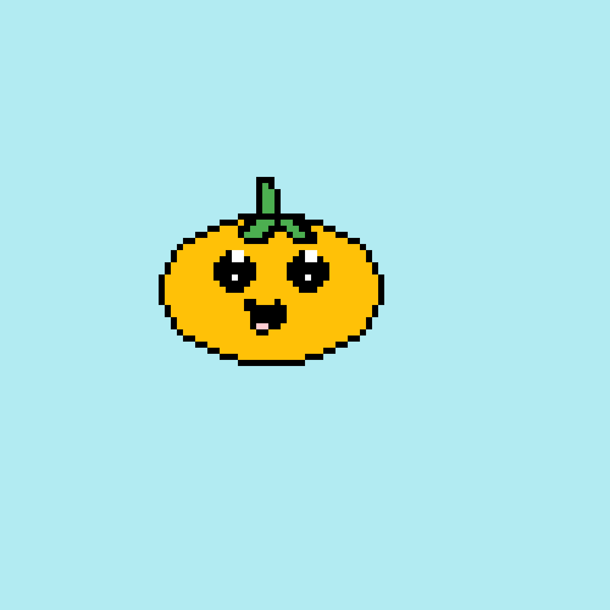 Pixilart cute pumpkin by MILEYV