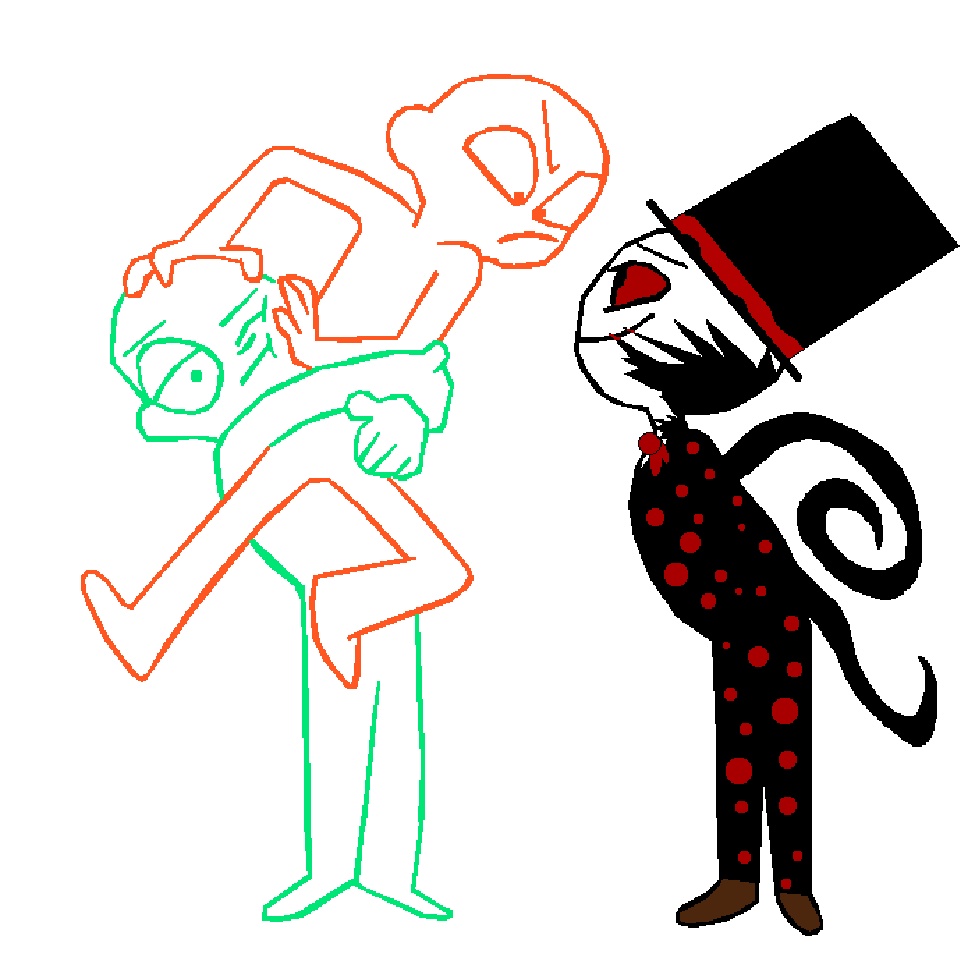 Pixilart Hold back by happyslenderbro