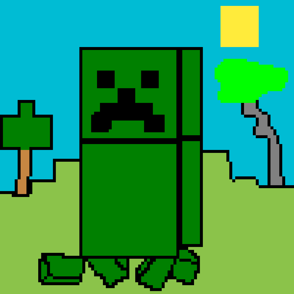 Dancing Creeper Gif