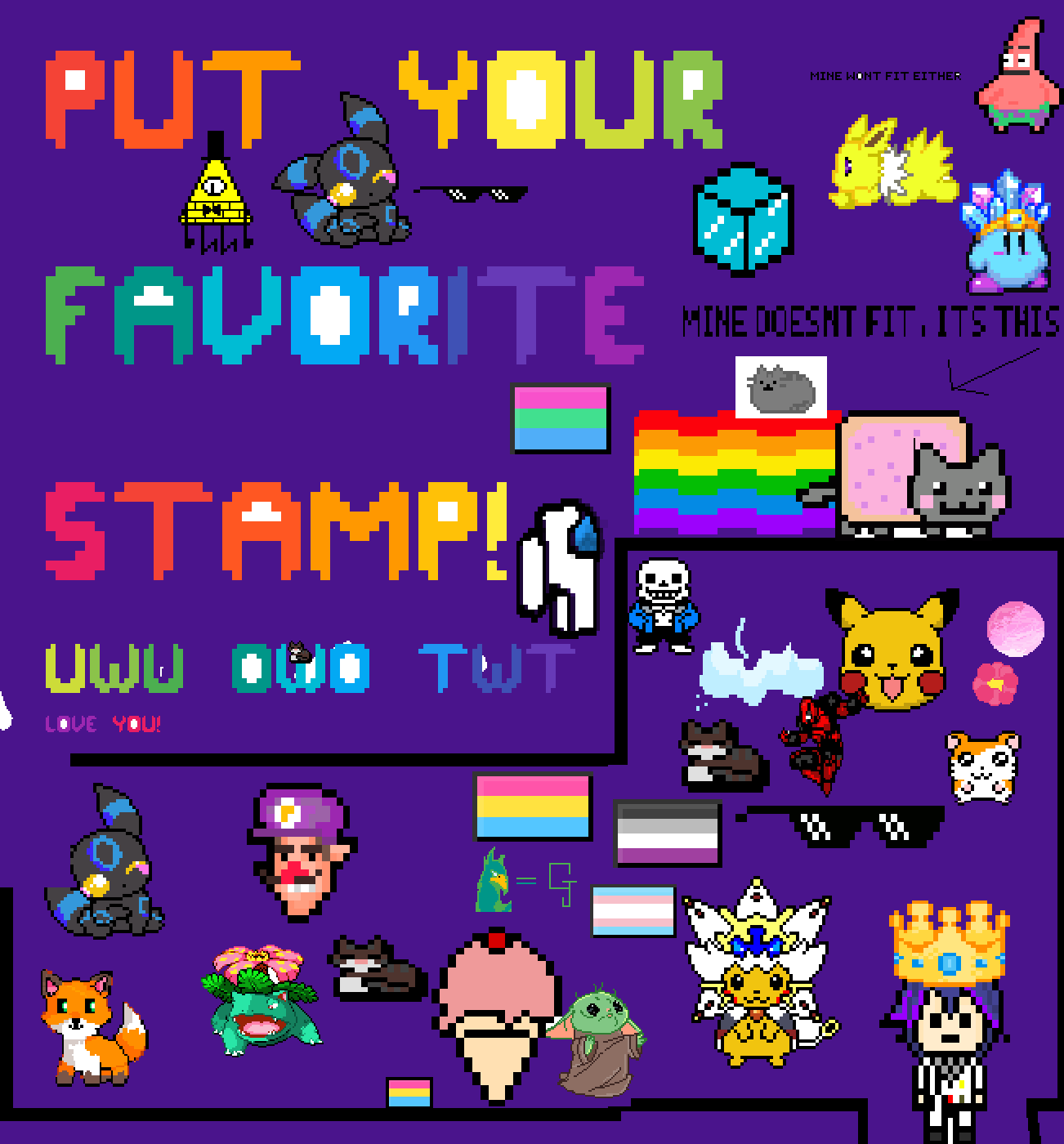 Editing mlg glasses are my favort Free online pixel art drawing tool