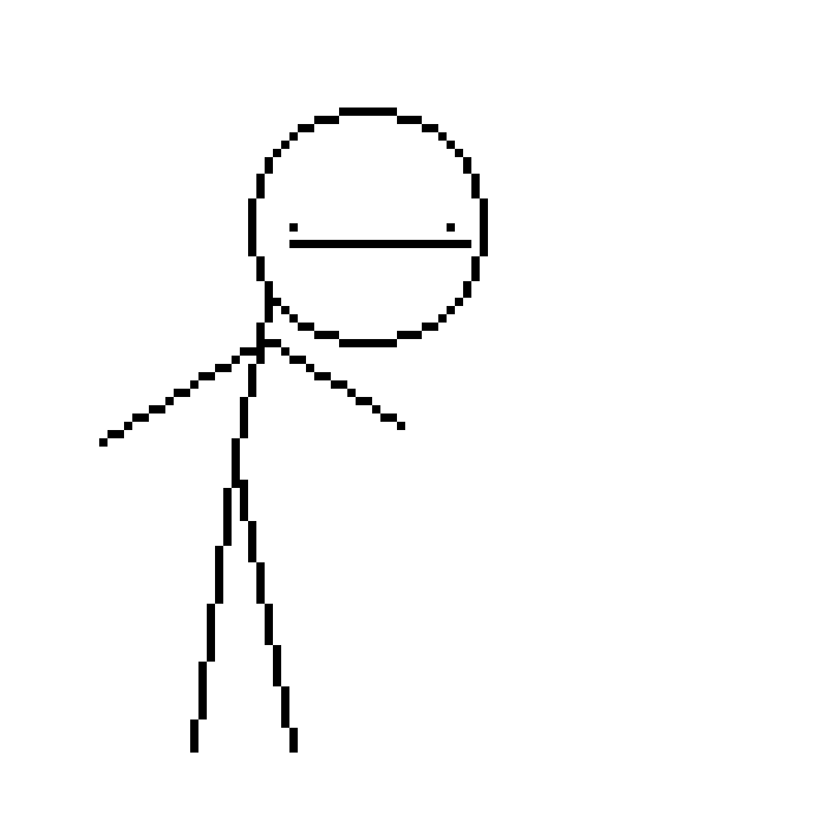 Pixilart He's Kicking not Walking by Obliganth