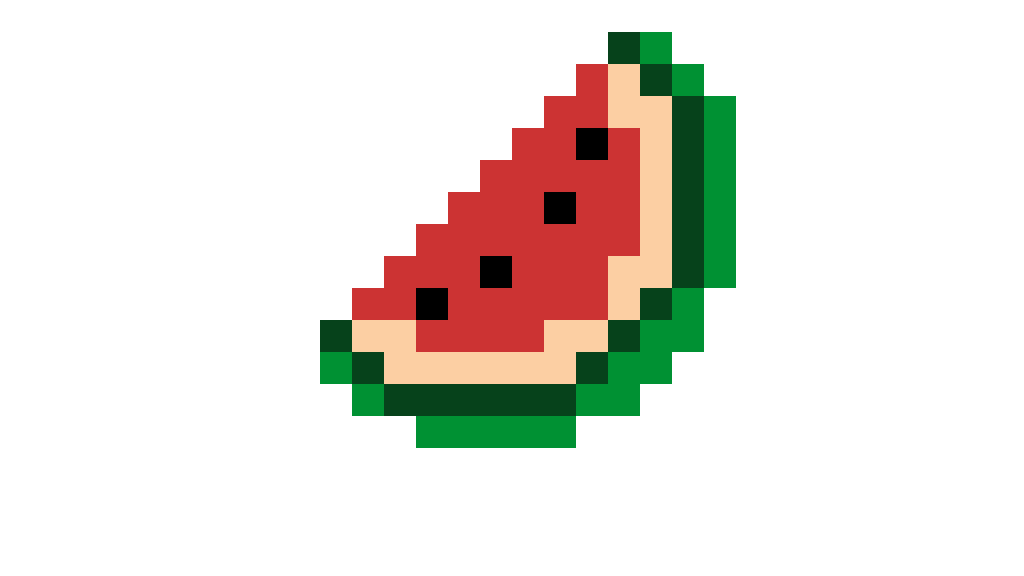 Pixilart Minecraft Melon by kittycatabby02