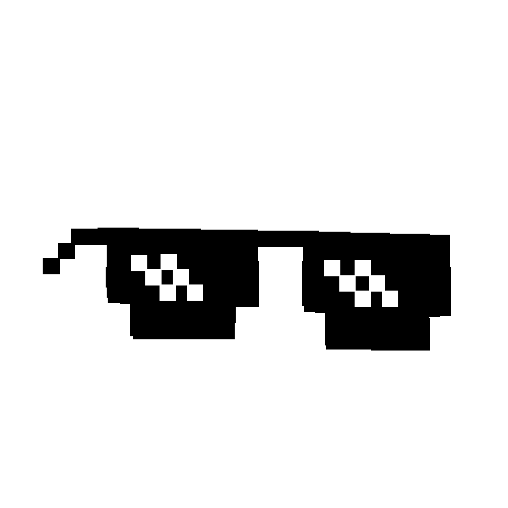 Pixilart MLG Glasses by Doggo