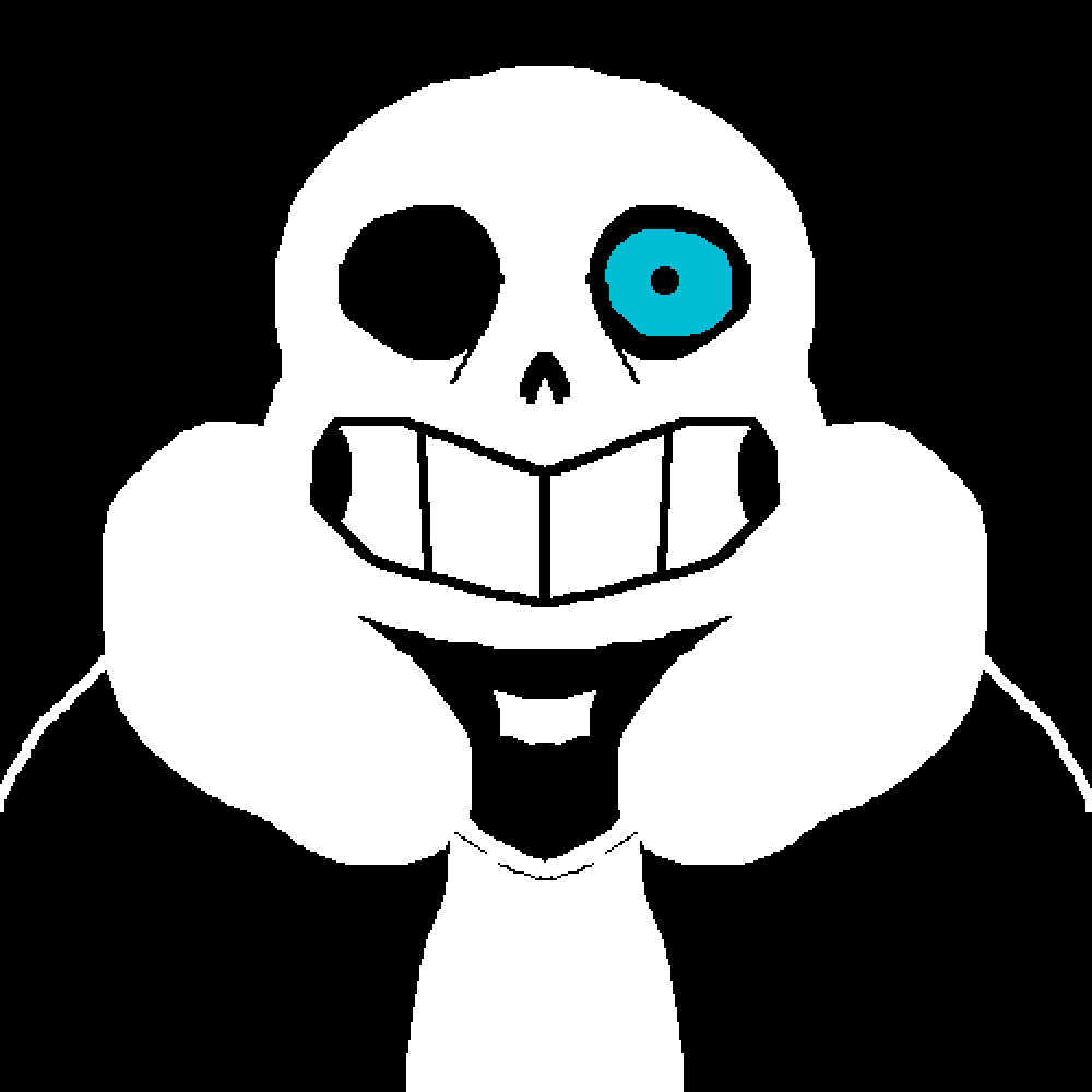 Pixilart sans flashing eye by Comicsans92