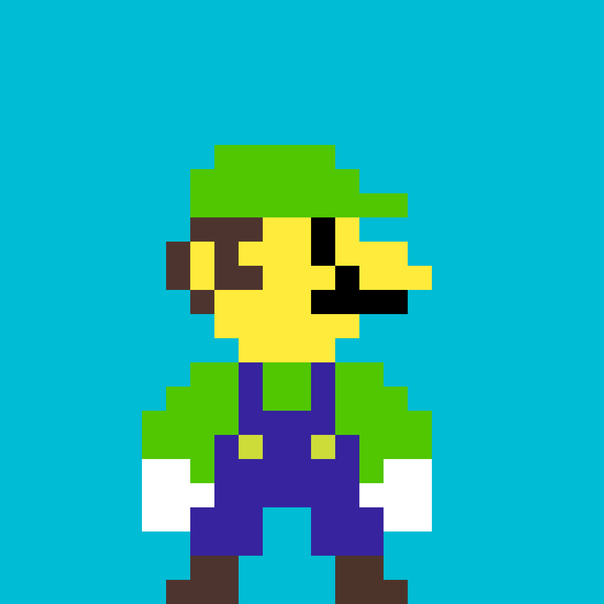 Luigi Sprite Gif