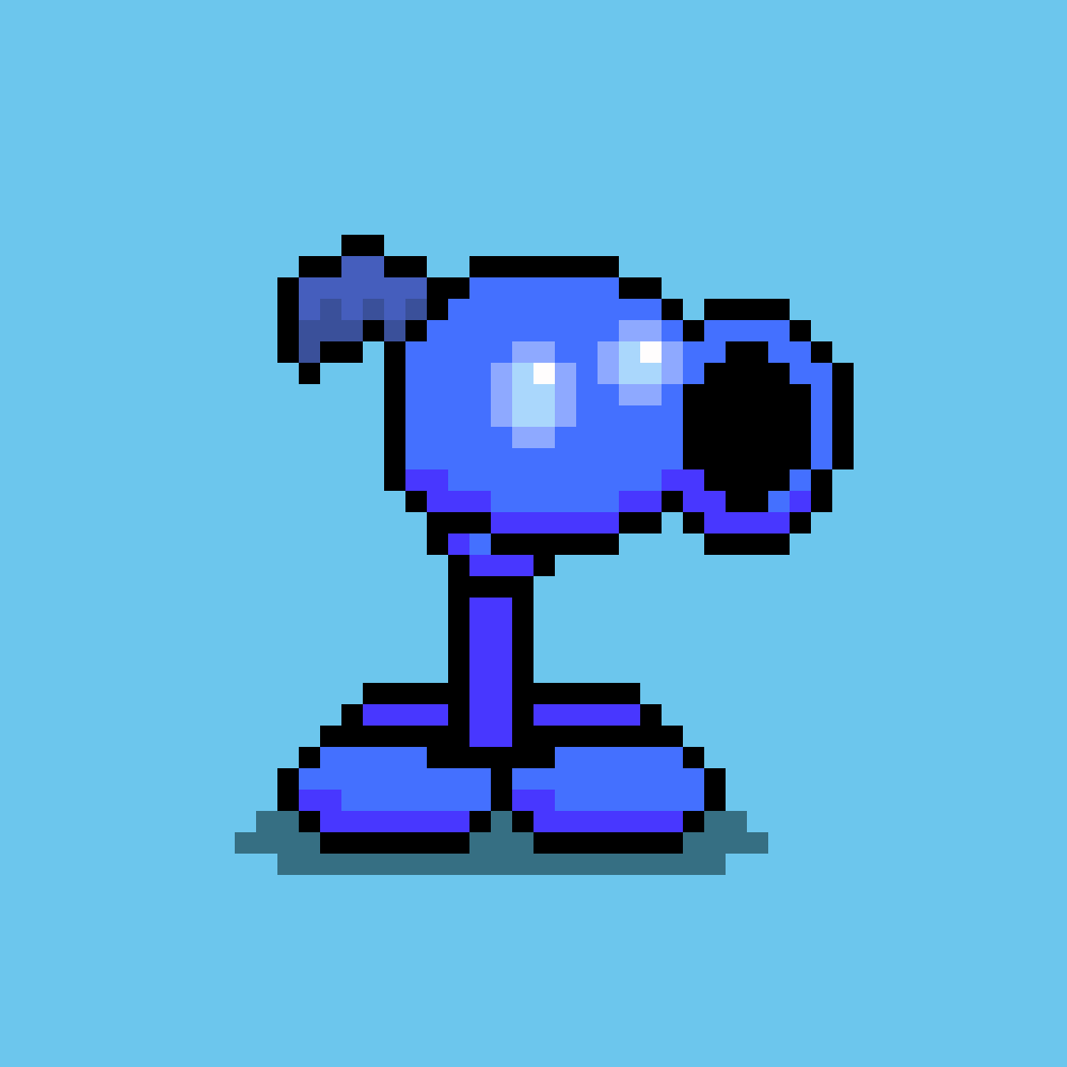 Pixilart Peashooter by Reniculous