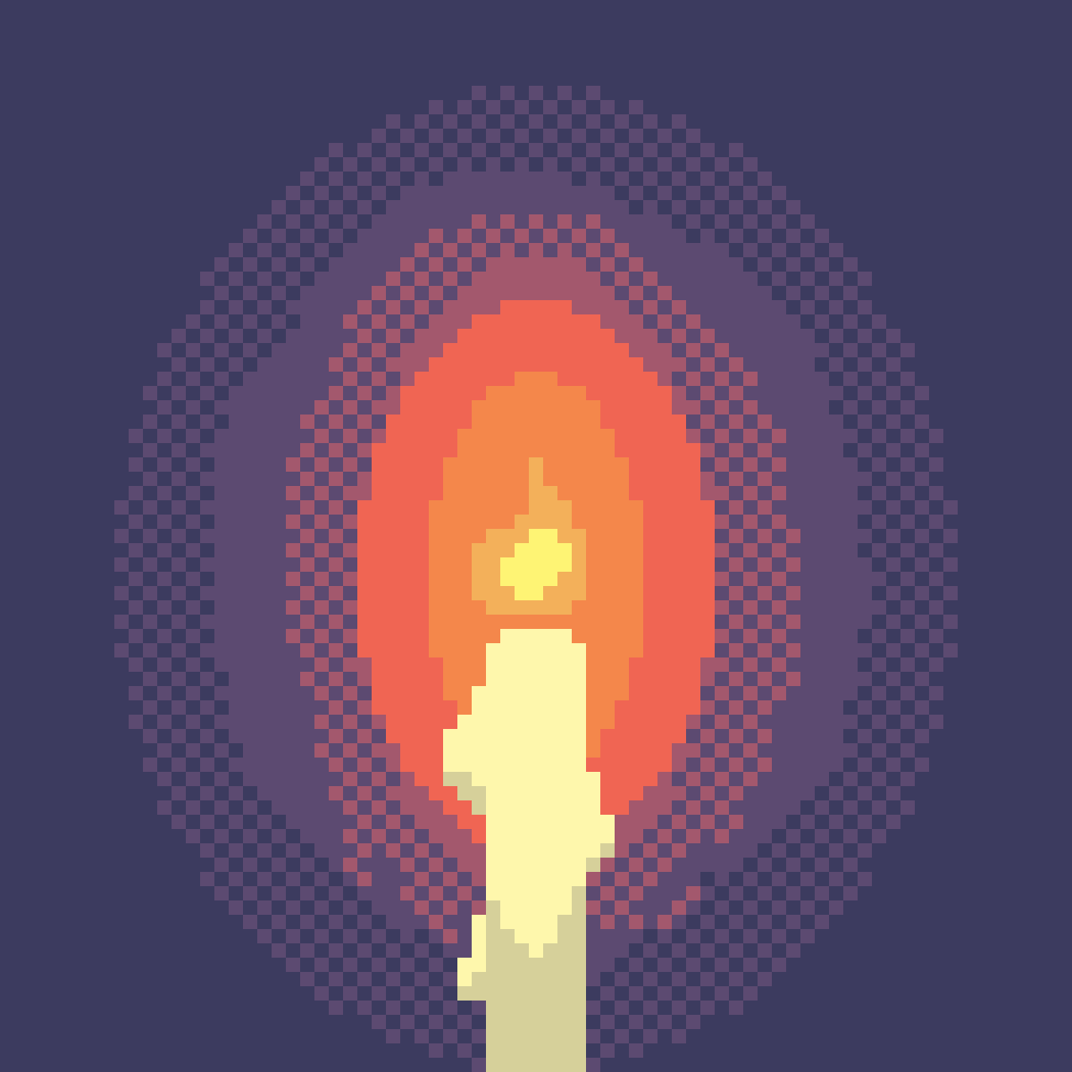 Pixilart Candle Light by ByteSpace