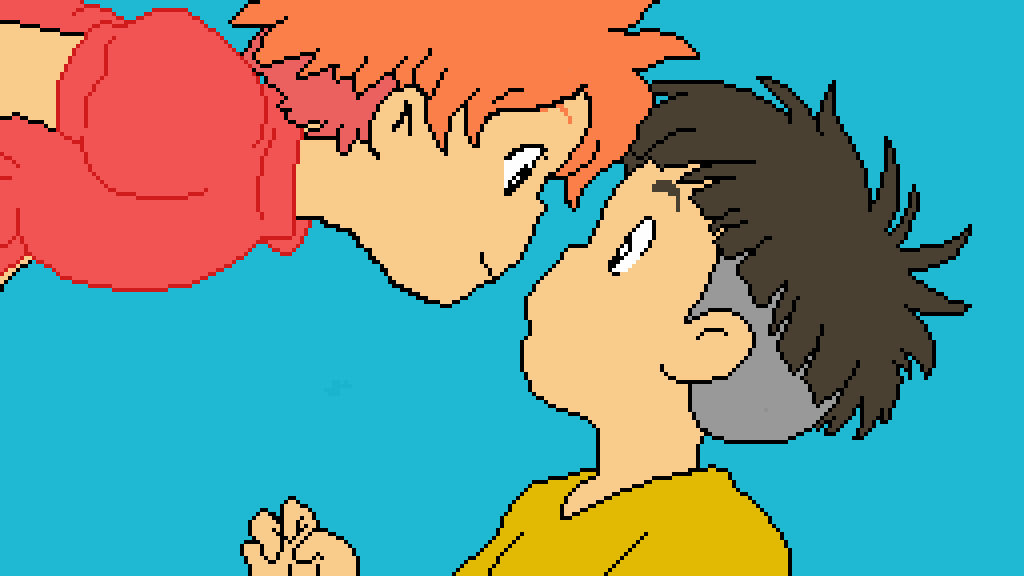 Ponyo And Sosuke Gif