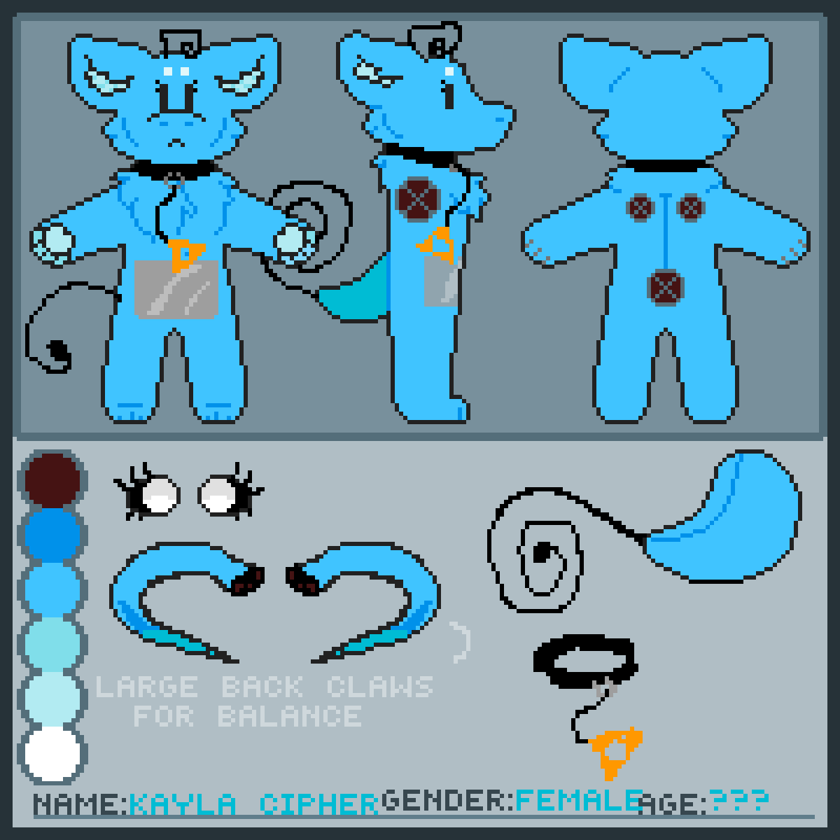 Pixilart - Base-My OC by Deronsie-Ennard