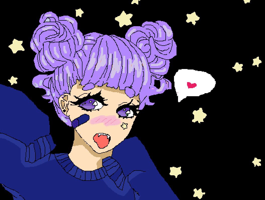 Anime Girl Devil Smile