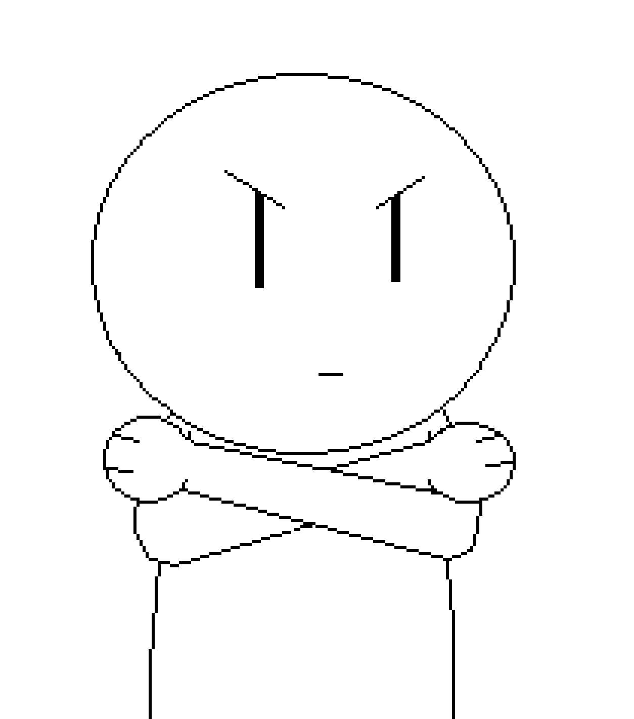 Pixilart Arms Crossed by AverageDude731