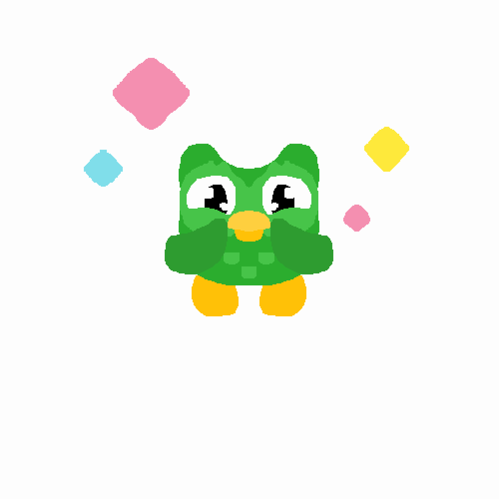 Pixilart Duolingo by OrangeArtz