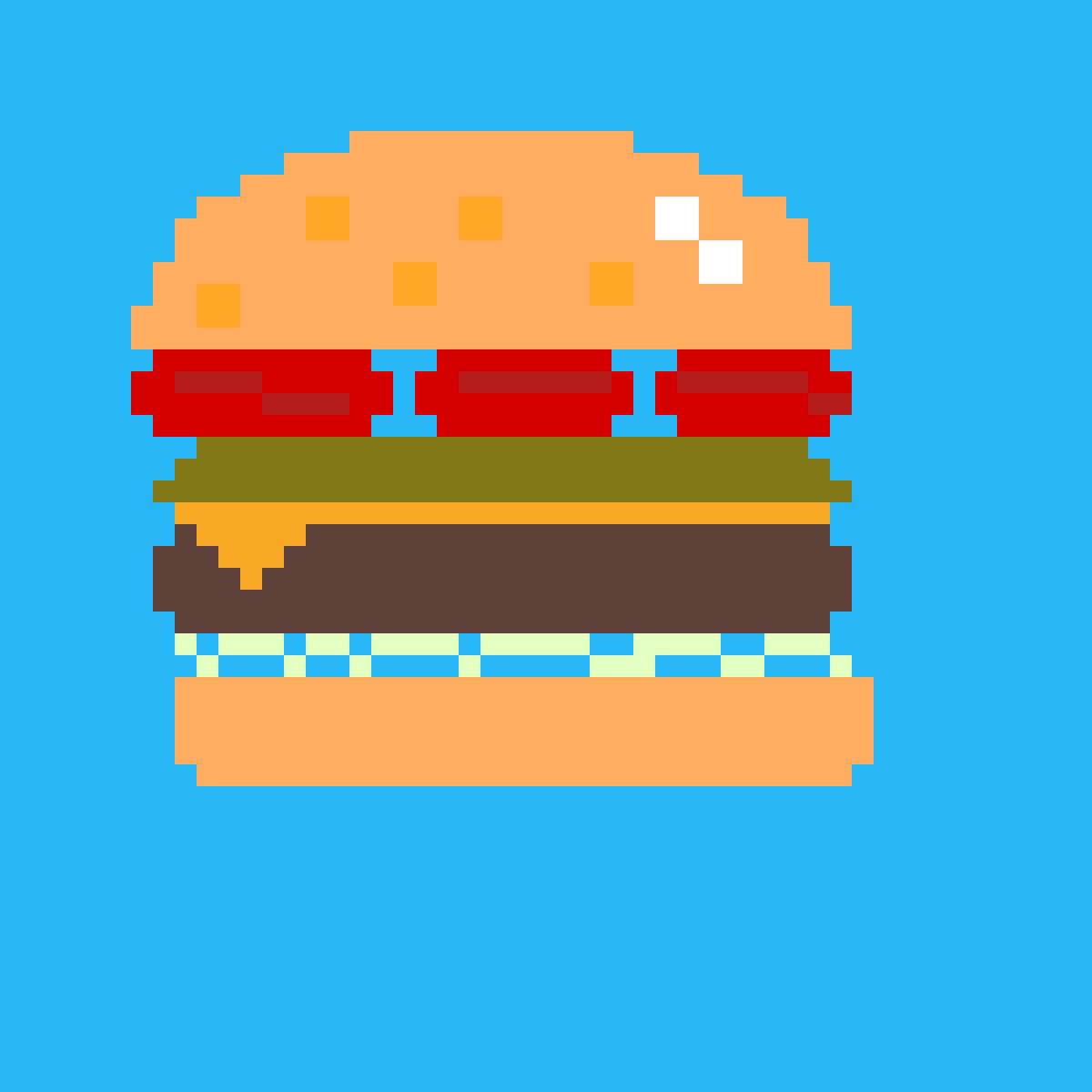 Pixilart burger gif by xXNonBinaryXx