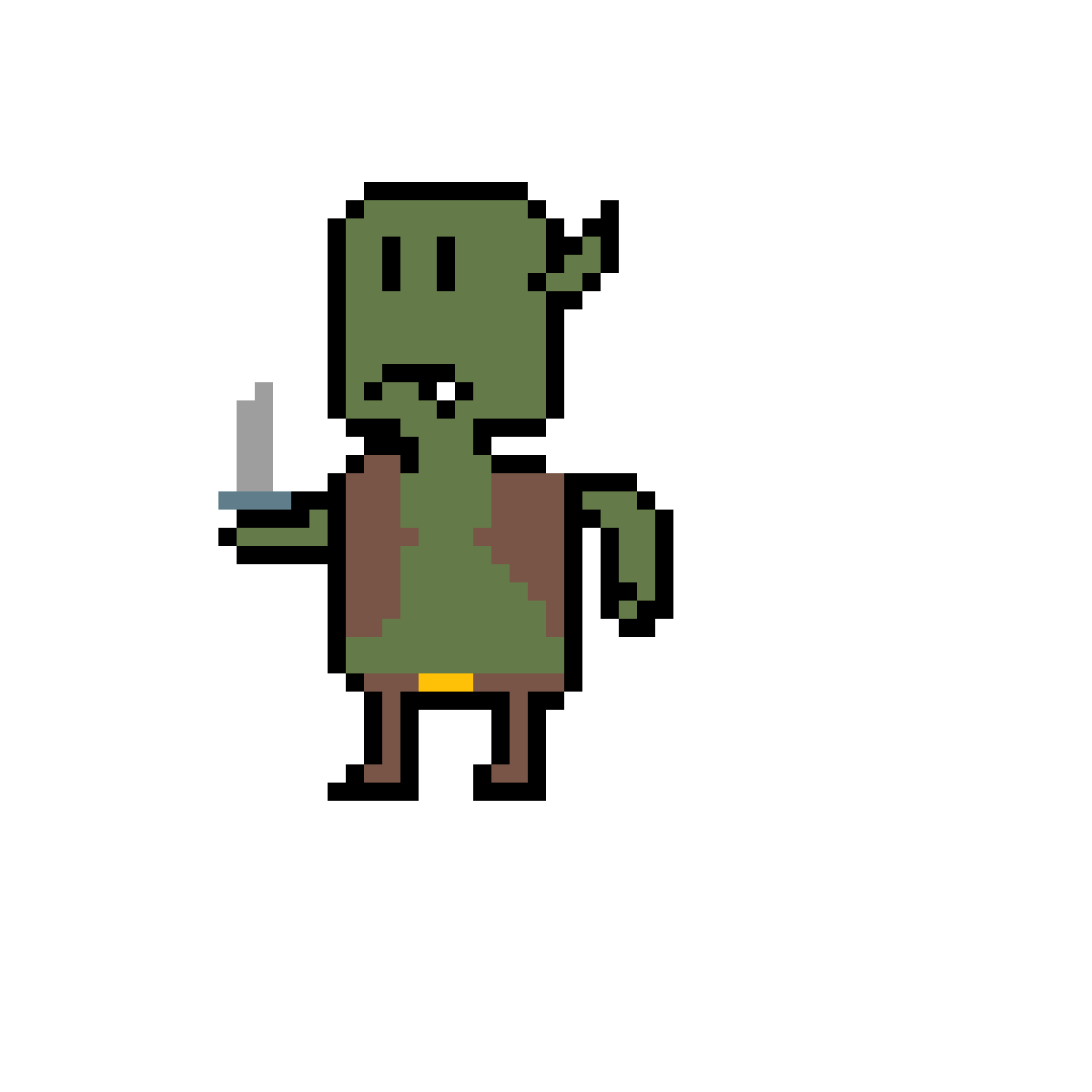 Editing Decapitated goblin Free online pixel art drawing tool Pixilart