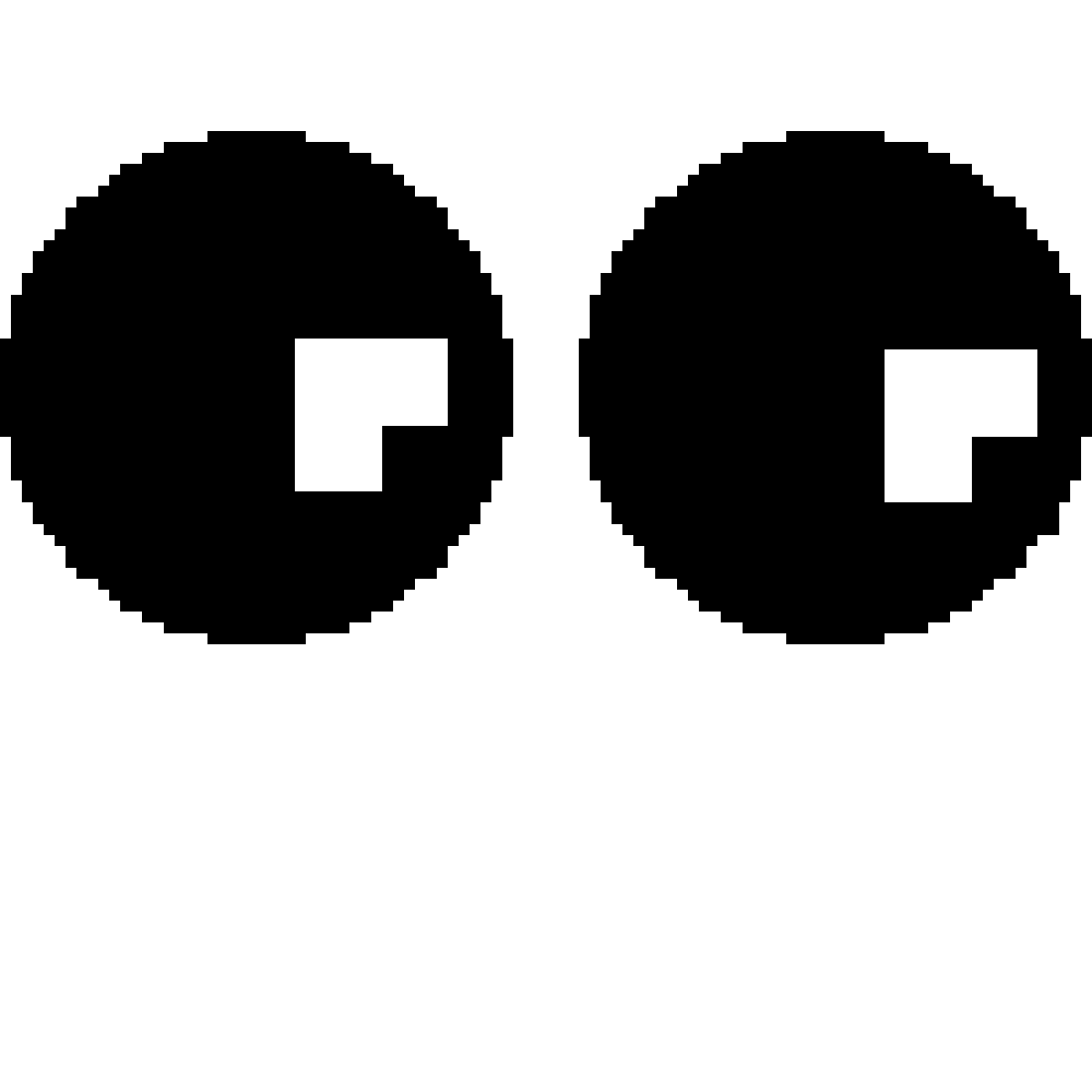 Pixilart Robot eyes look around by whisepr