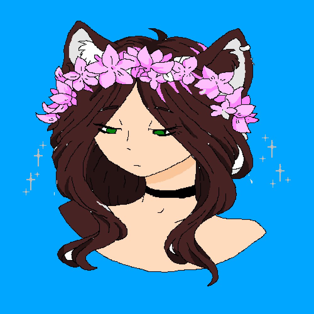 Editing Blushing girl Free online pixel art drawing tool Pixilart