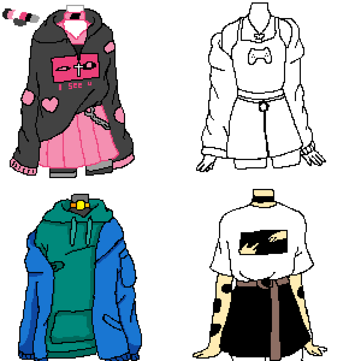 Aggregate more than 75 anime clothes base best in.cdgdbentre