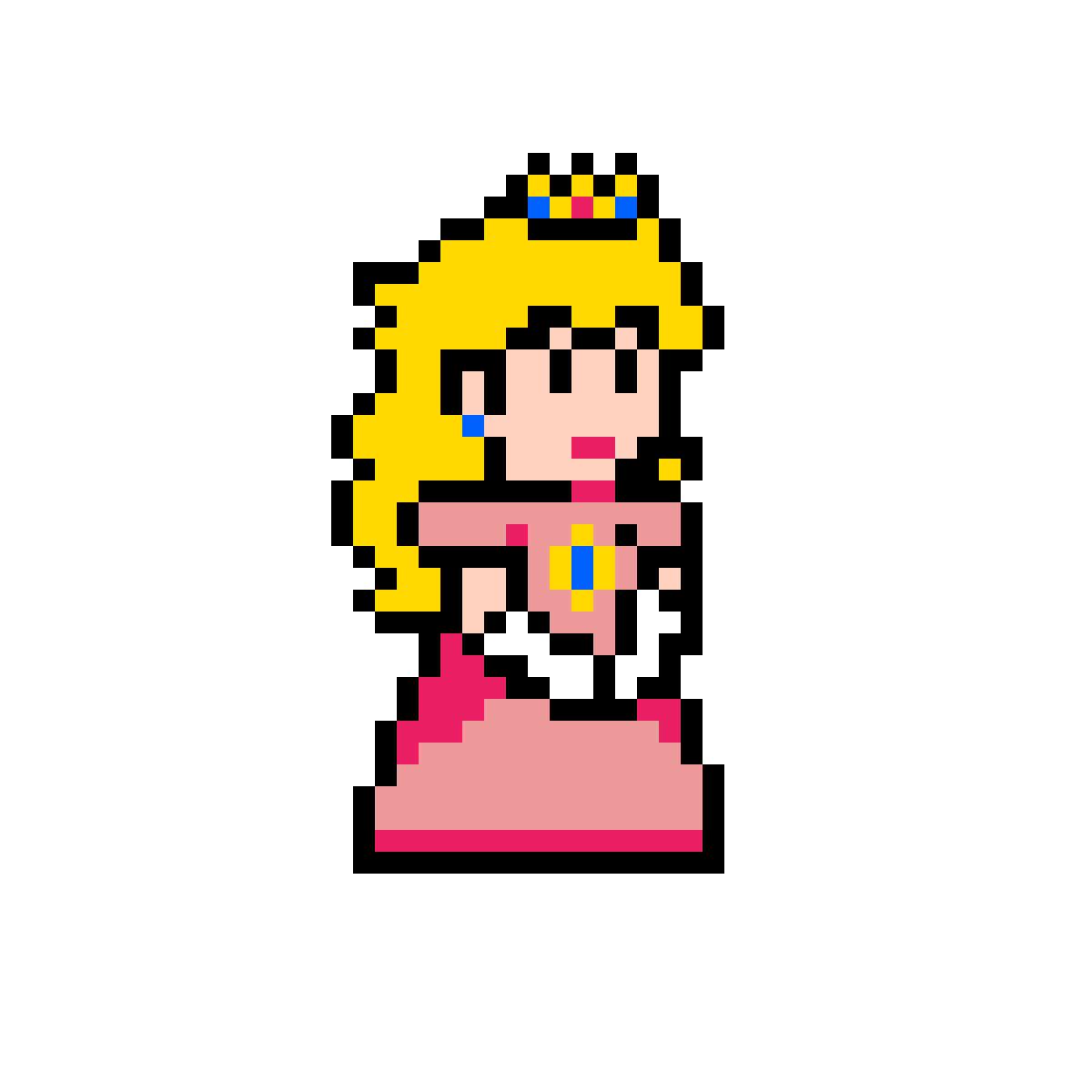 Pixilart Princess Peach by Missmichelle06